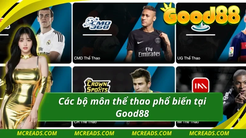 Thể thao Good88 và những bộ môn được ưa chuộng nhất